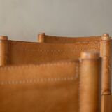 Vintage Kotka Dining Chairs Tomas Jelinek IKEA, Pine Leather 1980s Set of 6