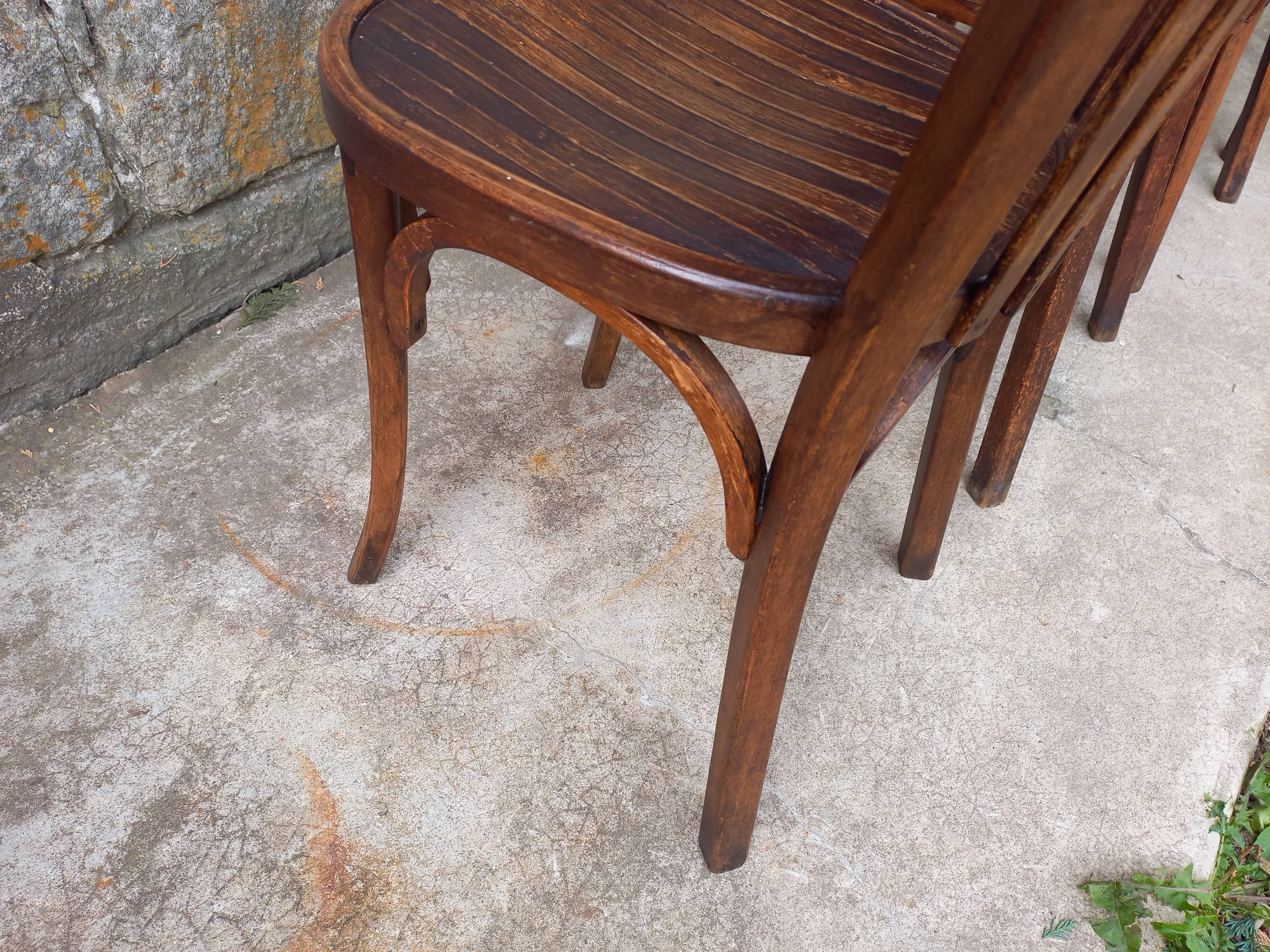 Set de 4 chaises bistrot Baumann