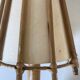 Vintage rattan wall lamp design 60 years