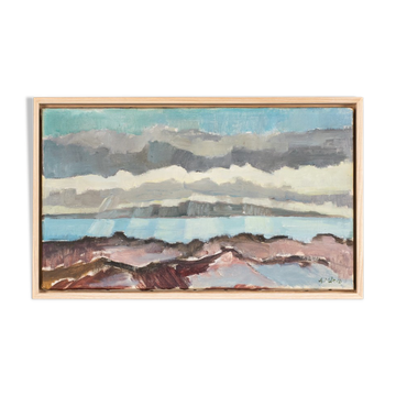 Sea Bay, Oil on Canvas, 50 x 31 cm