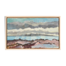 Huile sur toile,Sea Bay,  50 x 31 cm