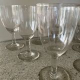 6 verres à vin cristal
