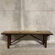Folding bench in oak