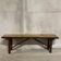 Folding bench in oak