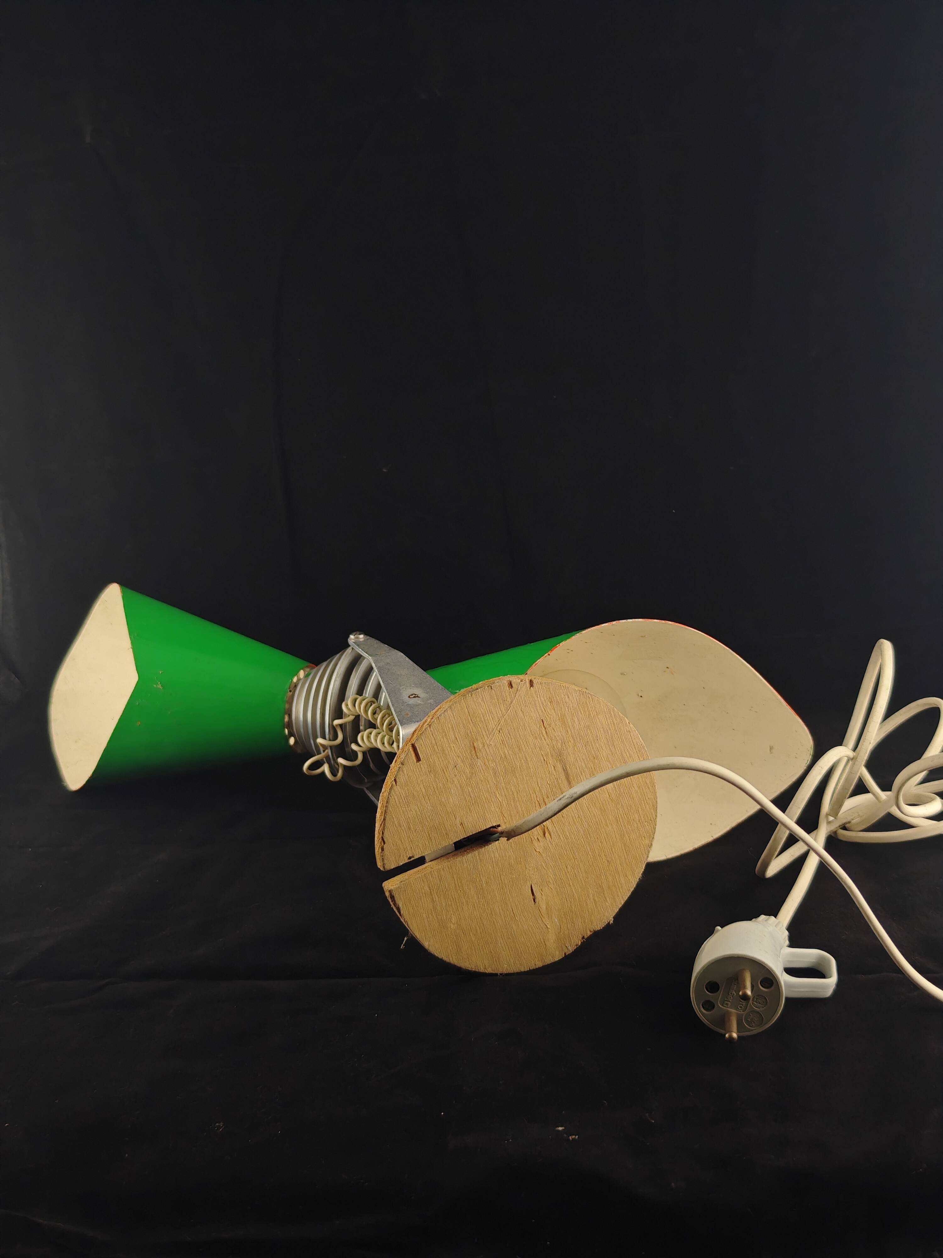 double cone workshop lamp