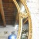 Mirror medallion dore of the 19th century 180x116cm
