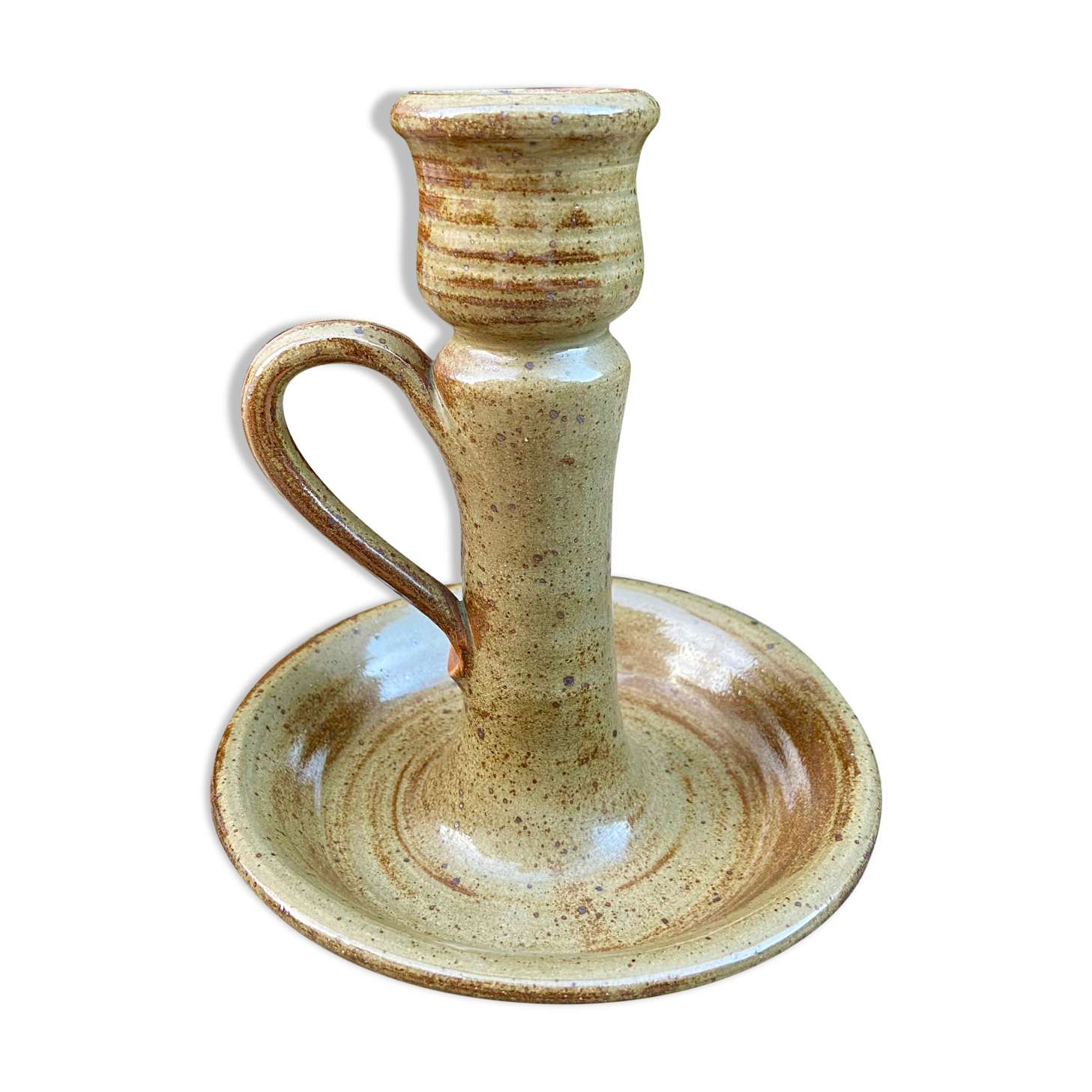 Sandstone candle holder