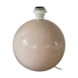 Lampe boule en céramique craquelée vintage