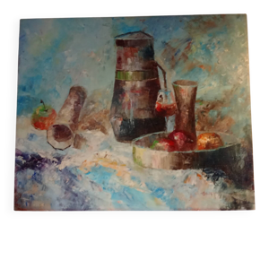Tableau nature morte - toile