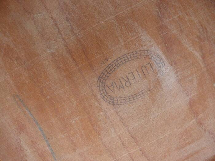 4 Lutherrma brand bistro chairs in their patinas – Very good condition