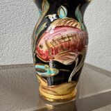 Ceramic vase Vallauris fish 60s
