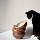 Set of sandstone bowls