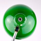 Industrial green metal desk lamp by A. Perazzone Torino, Italy, 1960s.