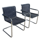 Pair of Mart Stam armchairs Fasem edition