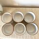 Vintage flowered stoneware tea service