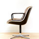 Charles Pollock Leather Executive Chair for Knoll International