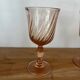 Vintage lot de 6 verres à vin Luminarc Rosaline