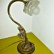 Desk lamp old decor flowers