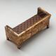 Werner Neumann sculptural birchwood sofa in birch bark and leather, The Netherlands