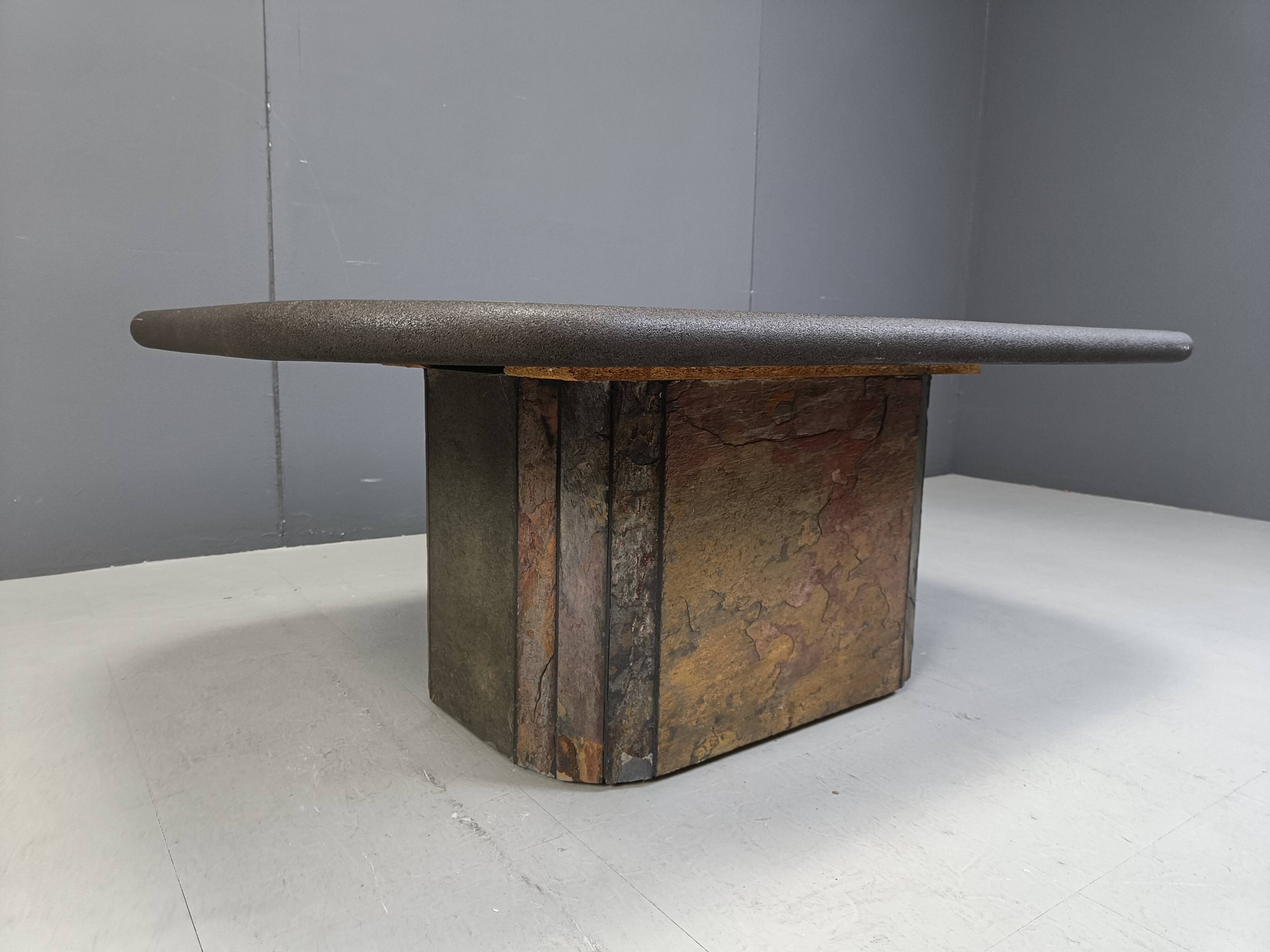 Table basse attribuée à Paul Kingma, années 1980