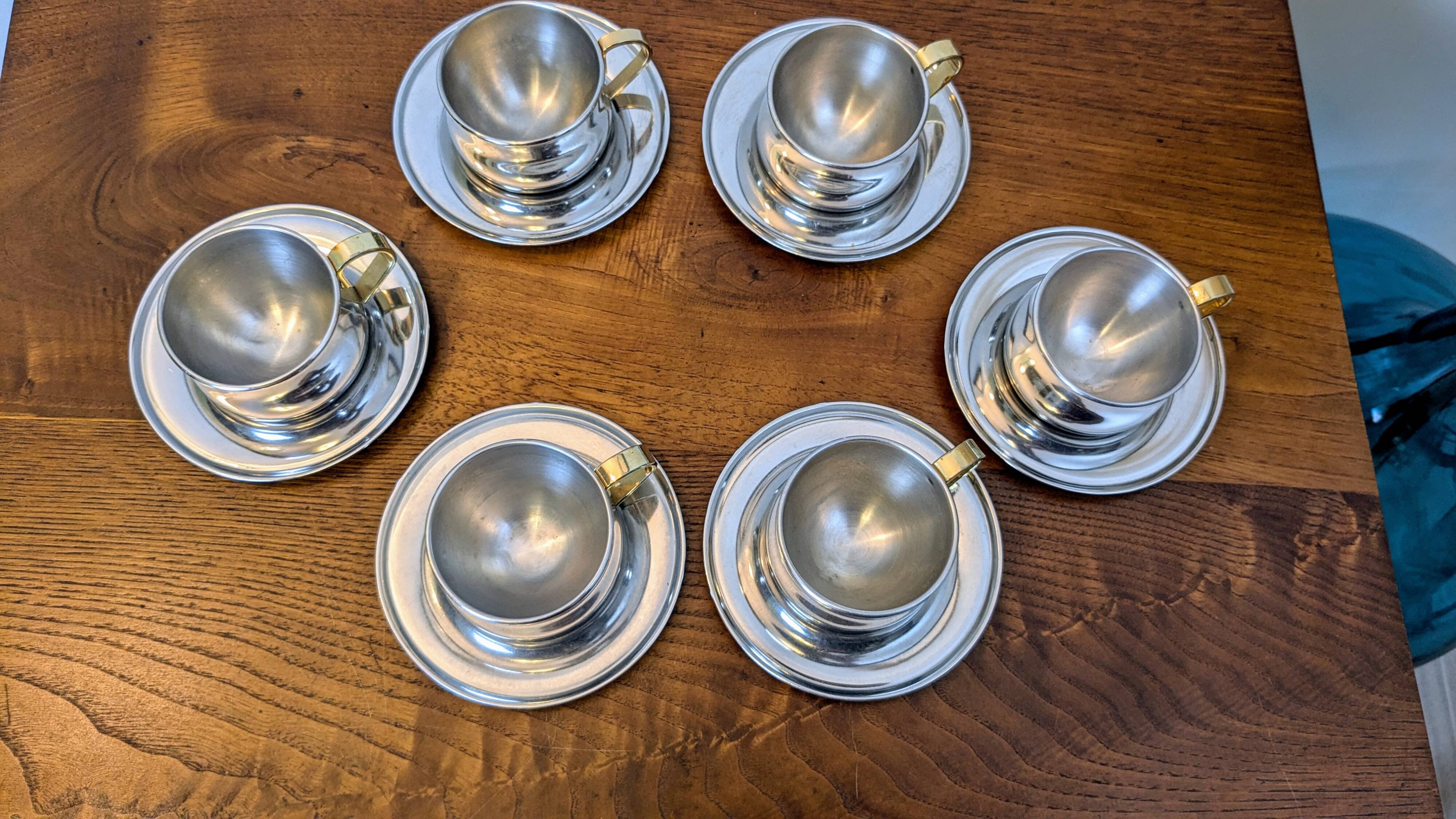 12-piece Italian coffee set by Inoxriv