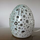 Pale blue open lamp 60 70 years