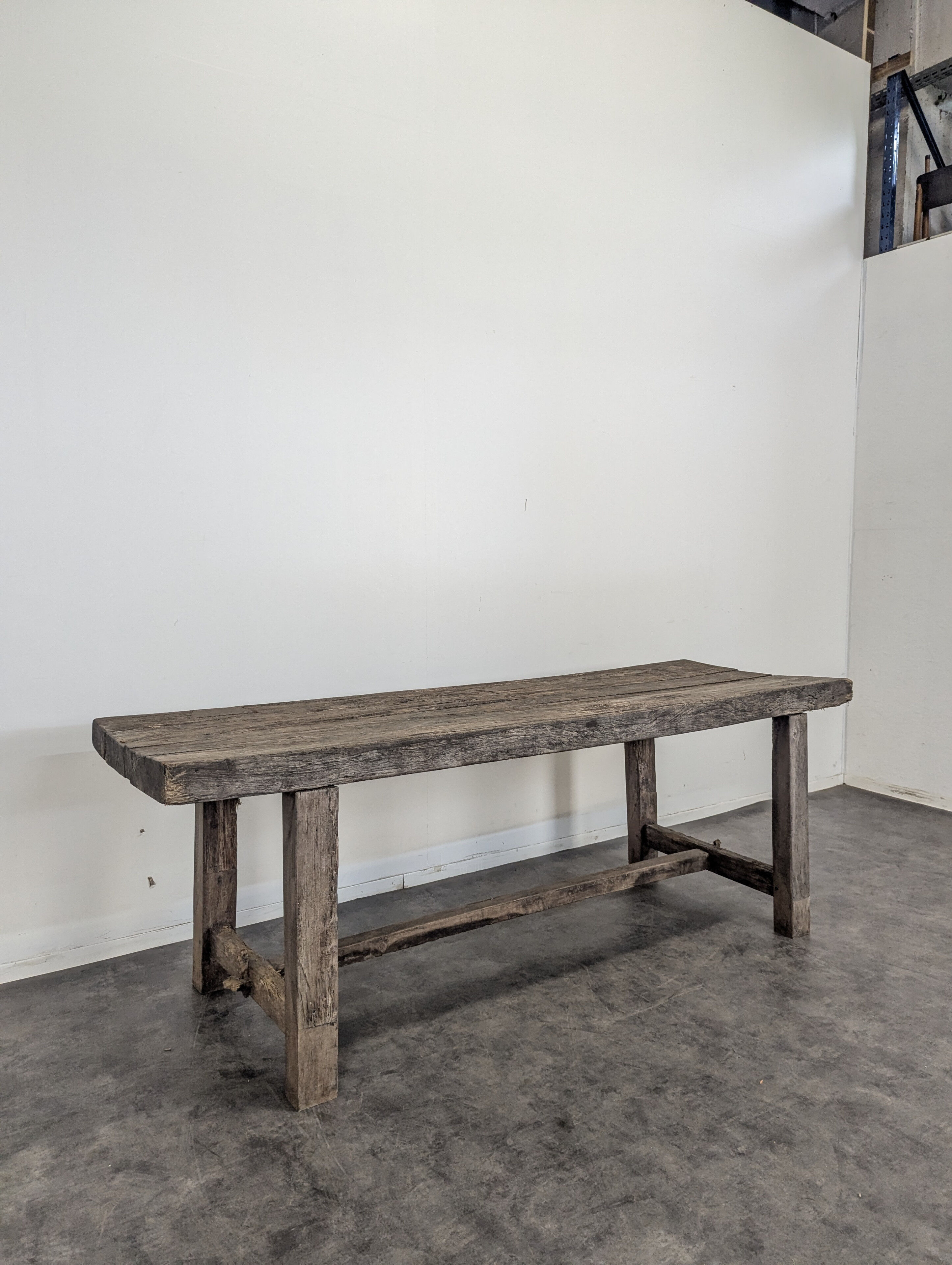 Solid oak farmhouse table