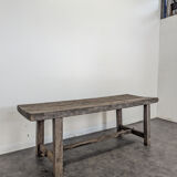 Solid oak farmhouse table