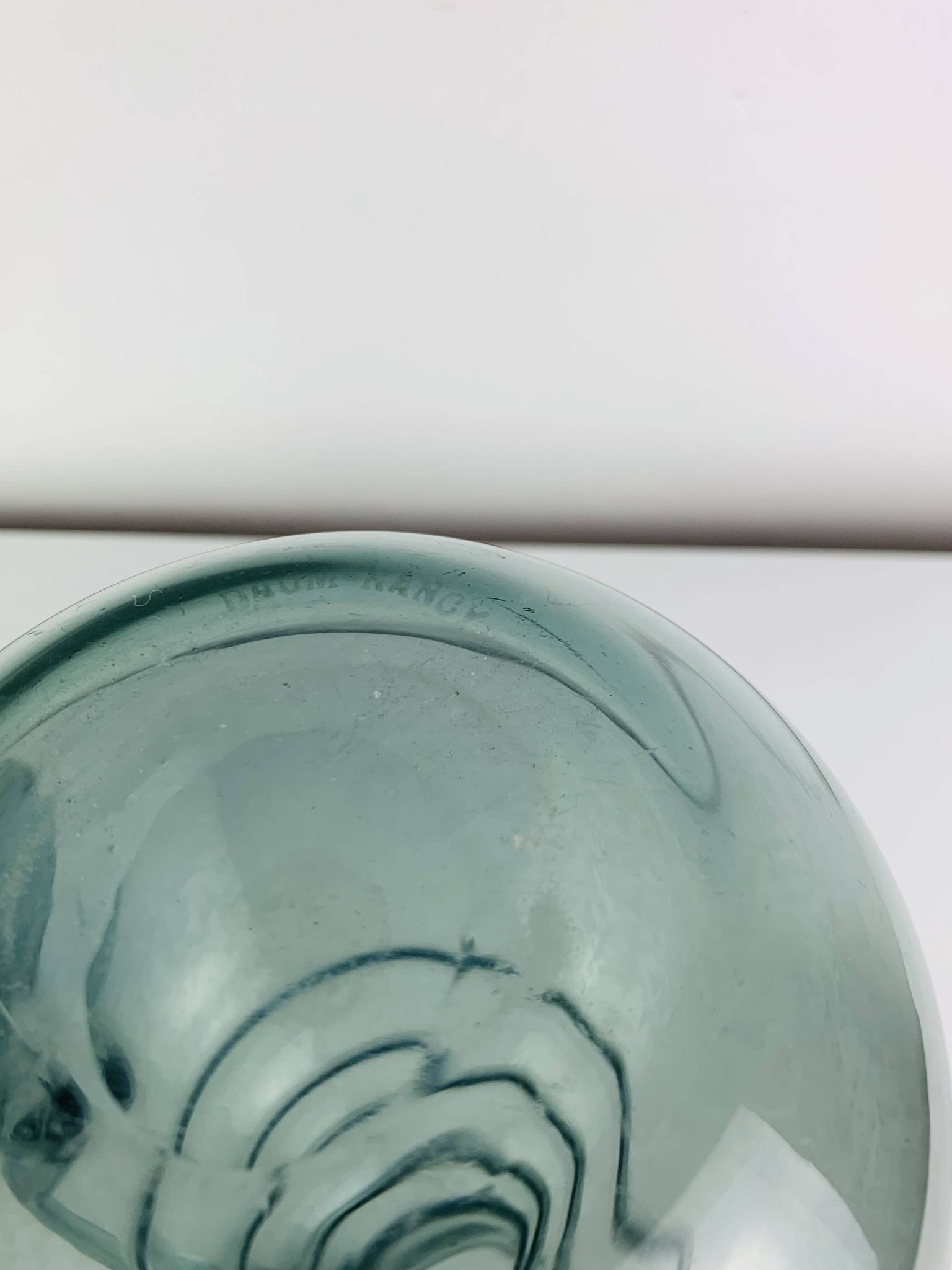 Pair of Daum Nancy carafes, Art Deco