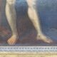 Antique painting Flagellation of Christ with early XIX gilded wooden frame