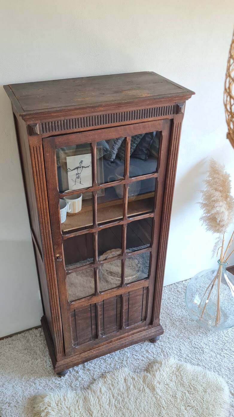 Glass-fronted Parisian wardrobe