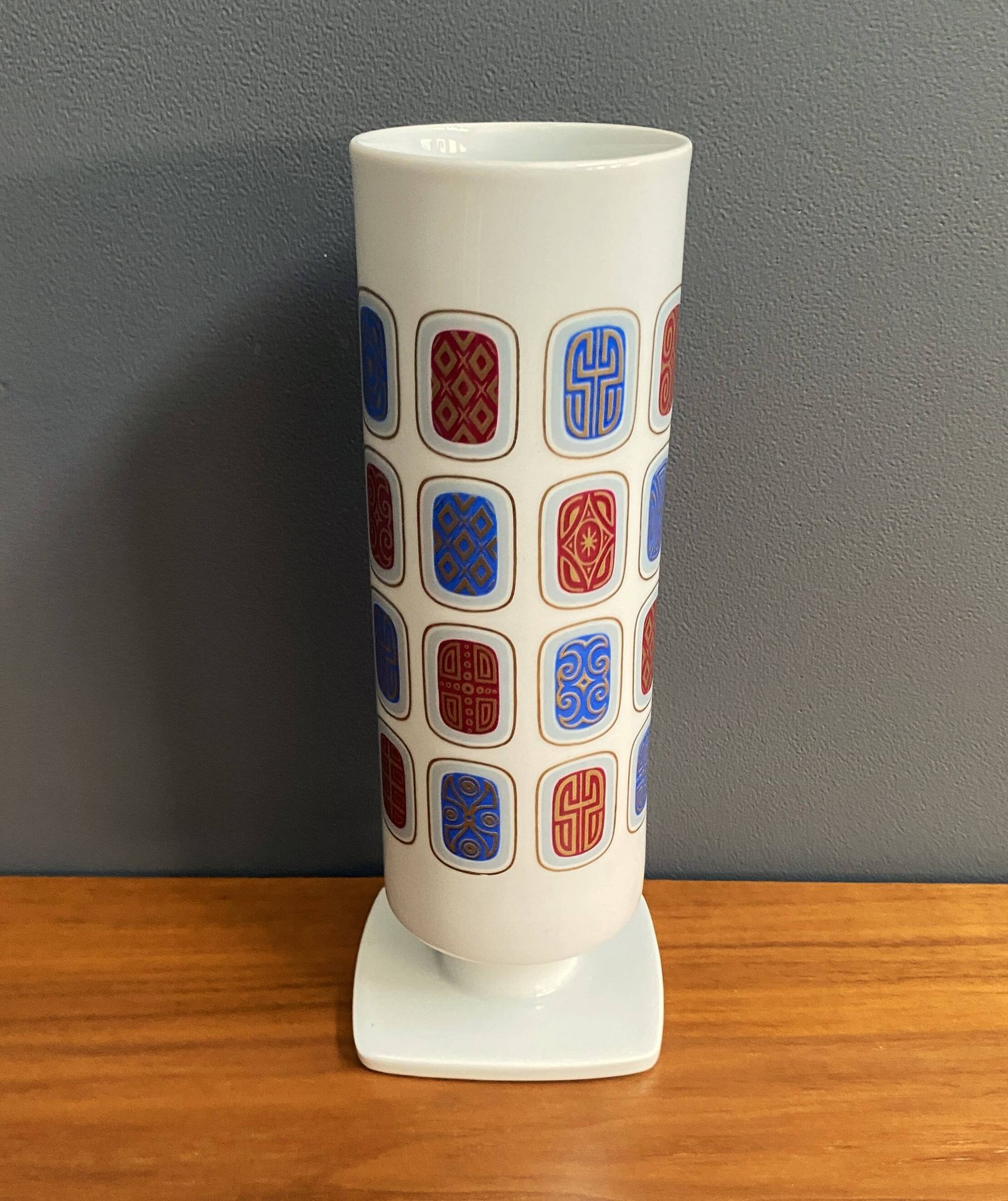 Alka Bavaria Vase on square base 1960s
