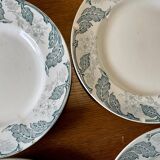 Set of 12 Saint Amand plates