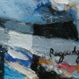 Greek fishing village abstraction - ROGOVSKY Mickael