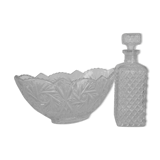 Mid-century set of bowl and carafa,1960's.