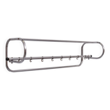 Art Deco Chrome wall Coat Rack Holland 1930s