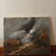 Landscape canvas painting