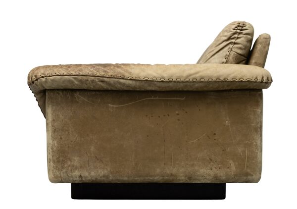 Fauteuil patiné De Sede DS 31 Superb des années 1970