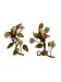 Gold Gilded Tole Sconces Set of 2
