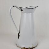 Enamelled sheet metal jug