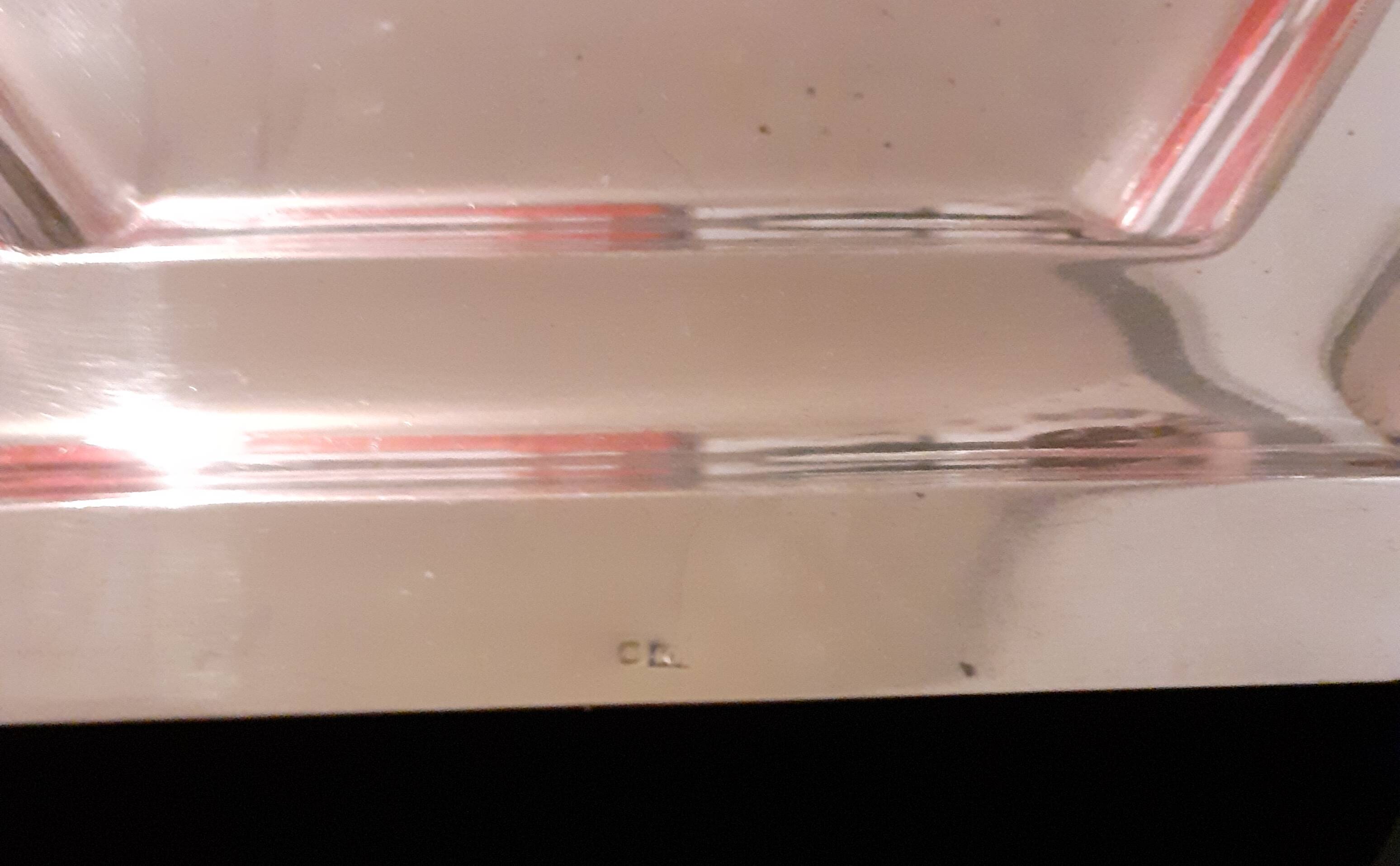 Silver metal tray 41 cm x 28 cm