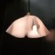 Pink opaline pendant light