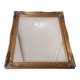 Rectangular gold mirror