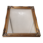 Rectangular gold mirror