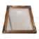 Rectangular gold mirror