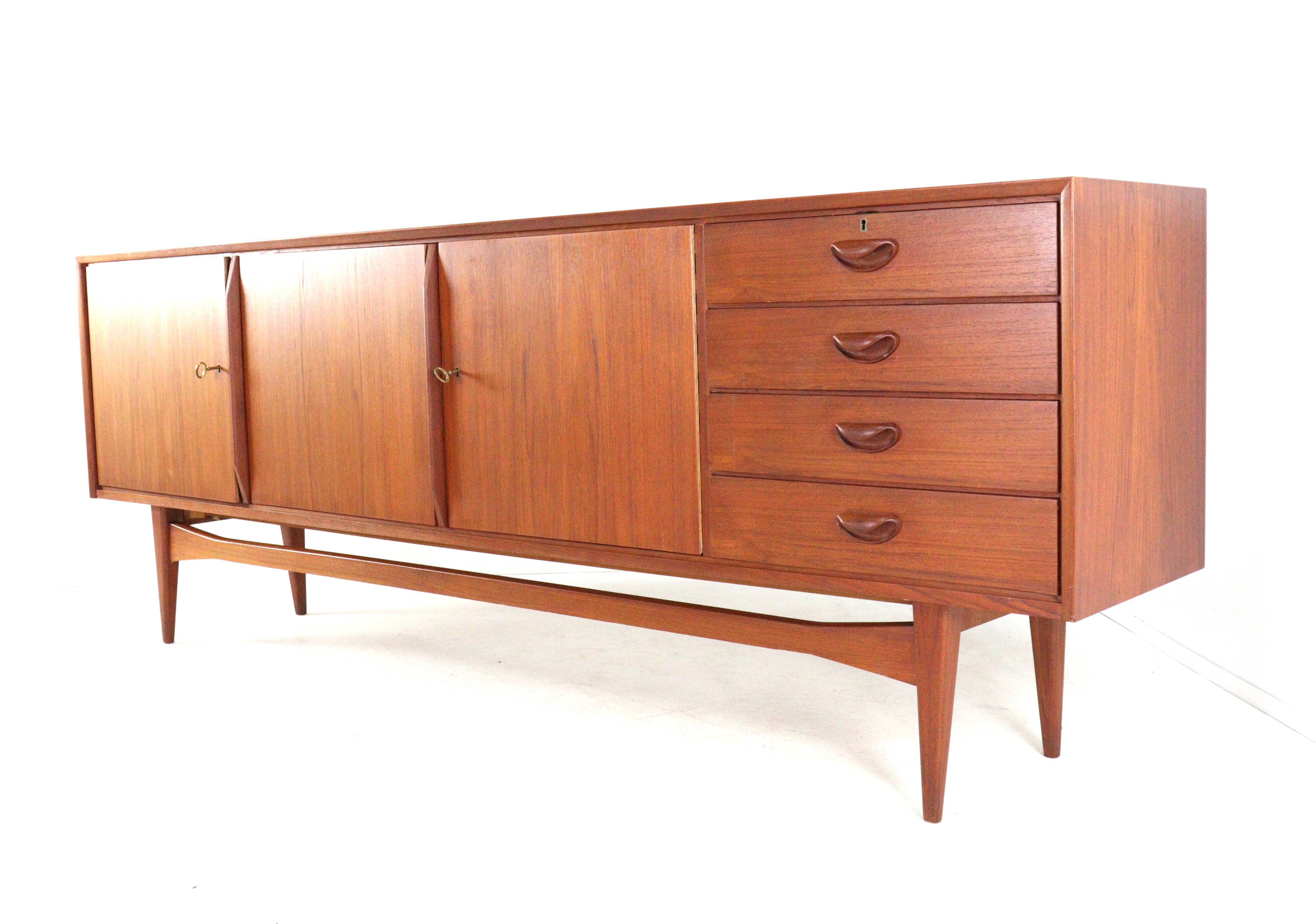 Heinrich Althoff sideboard | 240 cm - teak - mid century modern