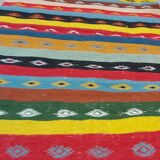 Traditional Berber multicolored carpet   65x105cm