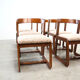Ensemble de six chaises de salle à manger italiennes