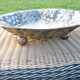 Large dish or cut metal deco vine, foot balls