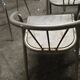 Industrial loft welded metal chairs